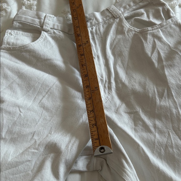 Rachel Comey White wide leg Denim with Frayed hem size 6 - Picture 7 of 10